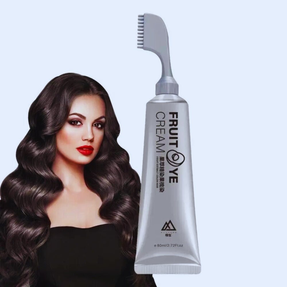 Black Fruit Dyeing Cream with Comb