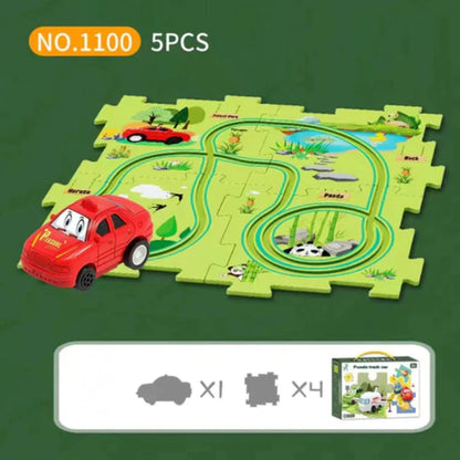 Puzzle Track Car