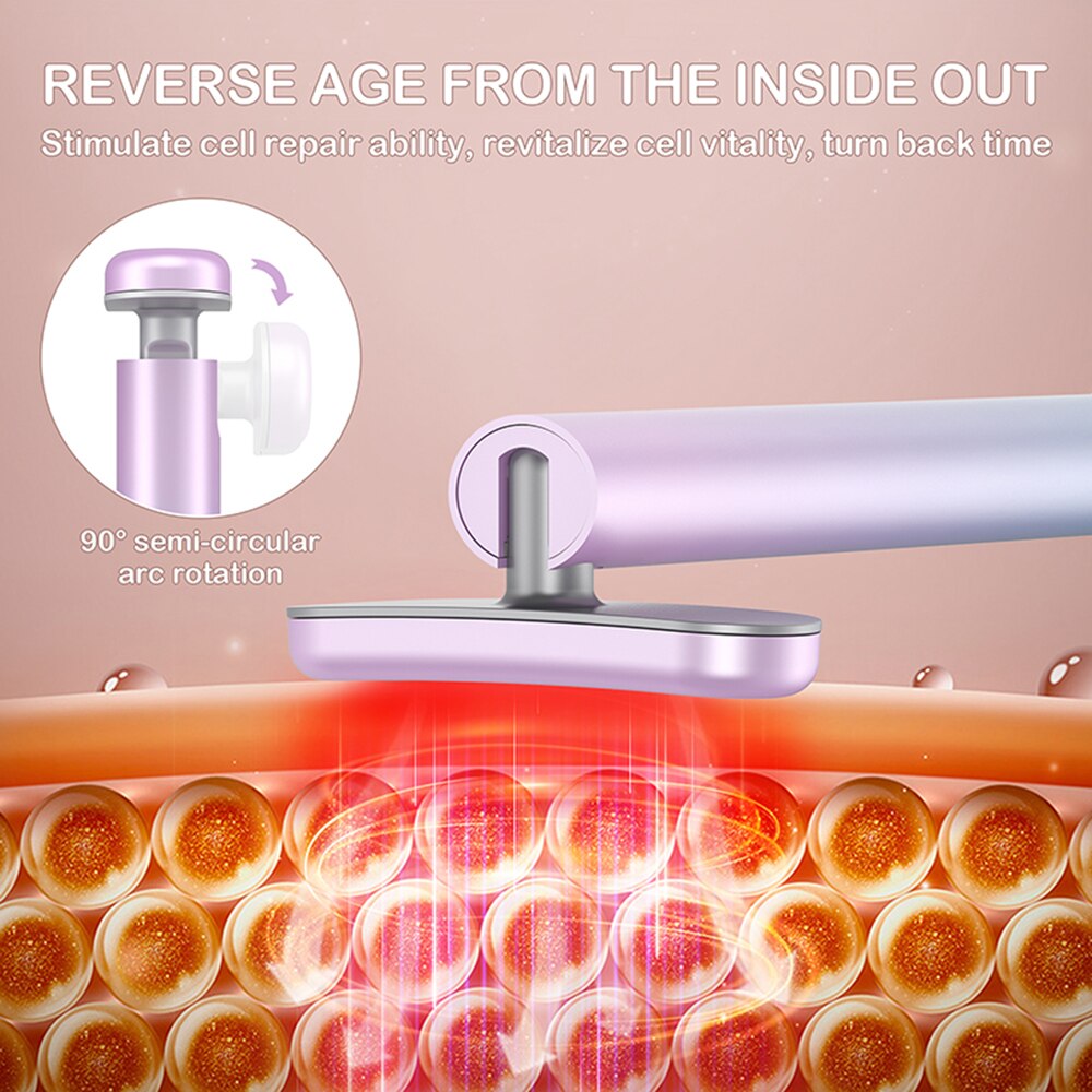 4 in 1 Facial Red Light Therapy Wand